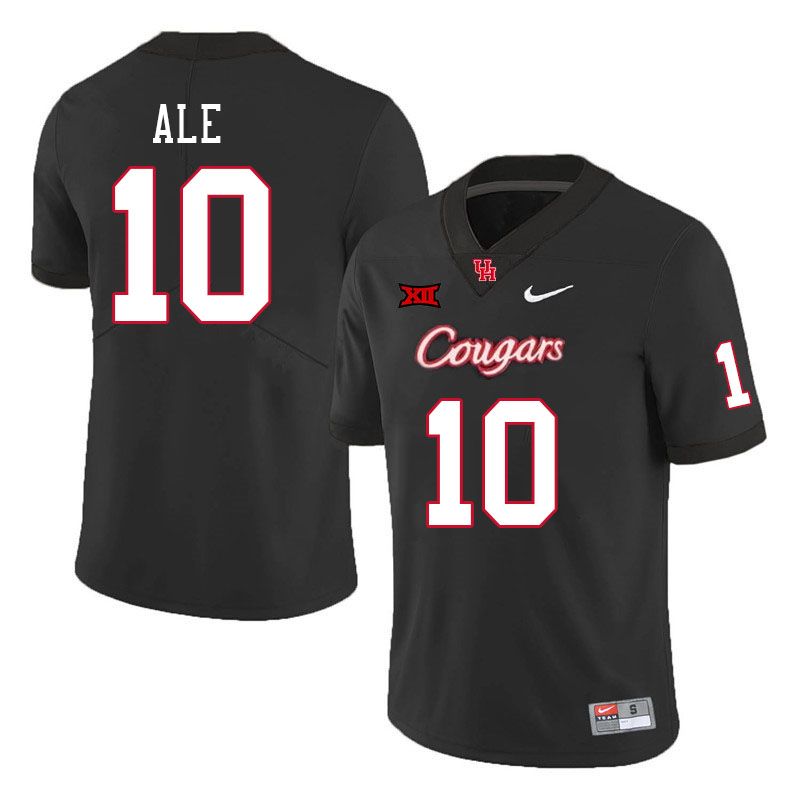 Men #10 Ui Ale Houston Cougars Big 12 XII College Football Jerseys Stitched-Black